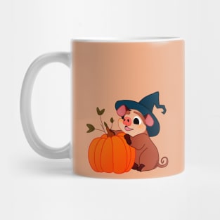 Pig and a Pumpkin Mug